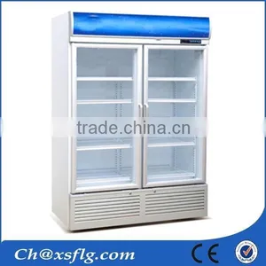 Cooled Mini Drinks Supermarket Refrigerator Showcase thumbnail-1