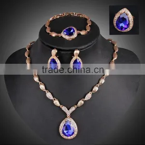 Hot Design Gold Jewelry Costume Jewelry Set Algeria Fashion Jewelry Set thumbnail-3