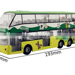 Hot Selling New 7.5'' Diecast Bus Models With Sound and Light for Kids thumbnail-2