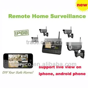 4ch Digital Wifi Security Wireless ip Camera Support Android Phone Iphone thumbnail-1