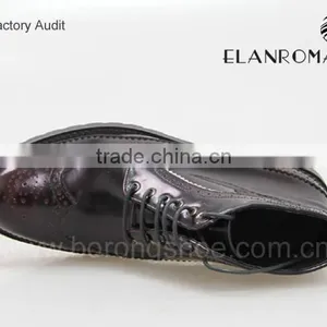Wholesale Fashion Men's Leather Buckle Ankle Boots Shoes thumbnail-6