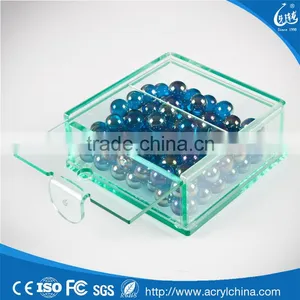 High Quality Customized Acrylic Storage Box With Sliding Lid thumbnail-1