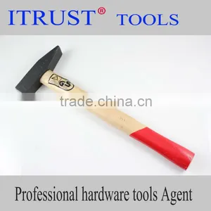 Wooden Handle Machinist Hammer 1/3 Red Paint HM3002 thumbnail-1