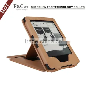 For Amazon Kindle Touch 2014 E-book Leather Case With Stand Function thumbnail-6