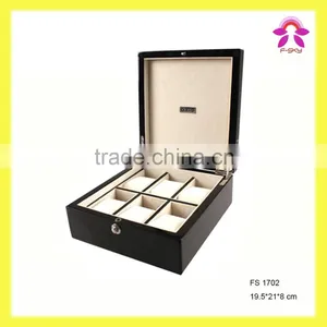 FS1702 Wooden Watch Case Display Storage for Delicate Watches With Cabinet thumbnail-2
