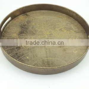 Manufacturer Plastic and Glass Tray With Printing Map thumbnail-1