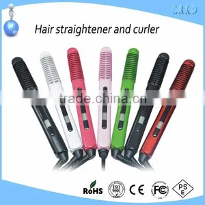 2 in 1 Hair Straightener and Curler With 360 Degree Rotatable Power Cord thumbnail-1