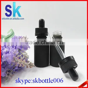 Black Matte Glass 30ml Dropper Bottle for Smoke Oil Supplier's Choice thumbnail-4
