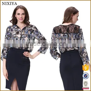 2016 Whole Sale High Quality Long Sleeve Lace Top For Girls thumbnail-1
