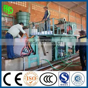 Mini Type Used Tissue Making Machine/Small Waste Paper Recycling Plant/787 Type Toilet Paper Machine thumbnail-3