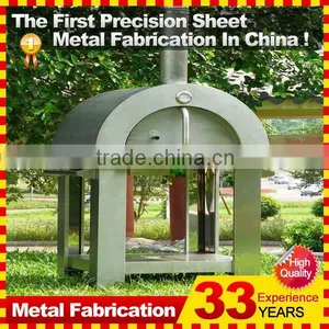 Canada Wood Fired Burning Brick Pizza Ovens For Sale thumbnail-4