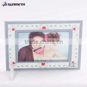 Sunmeta Heat Transfer Blank Sublimation Beautiful Glass Photo Frame BL-04 thumbnail-2