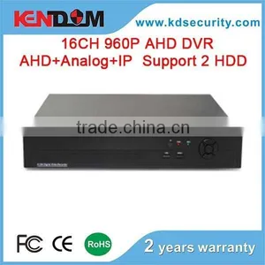 Professional 16CH AHD DVR IPC/Analog/AHD Camera Hybrid Standalone CCTV DVR 960P 16CH H.264 AHD DVR Quality Choice thumbnail-1