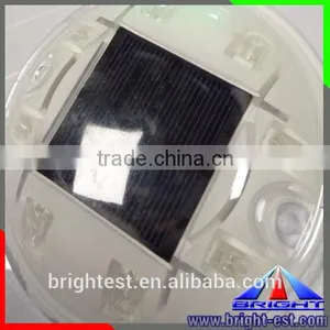 Yellow/Green/Blue/ White/Red Flashing Light 8 Leds Traffic Round Solar Road Stud thumbnail-6