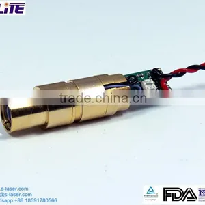 Customized 520nm 532nm Green Laser Module 1mW 5mW 30mW 100mW 500mW thumbnail-2