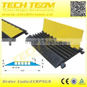CCRP5US900*500*55mm,Weight 18Kg,Rubber Base & Plastic Flap Load-bearing 10t High Quality 5-Chanel Cable Cross thumbnail-2