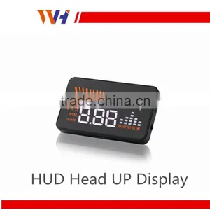 Hot Sale Universal Speeding Fuel Warning Windshield Project Alarm System Car Detector OBD Interface Car HUD Head Up Display thumbnail-2