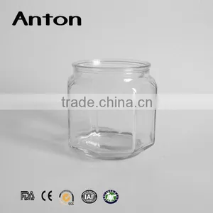 400ml Glass Storage Jar Glass Bottle With Airtight Cork Top for Food thumbnail-5