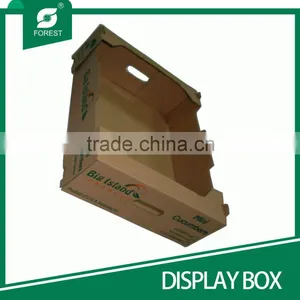 DOUBLE WALL CORRUGATED DISPLAY CARTON TRAYS FOR PACKING FRESH FRUITS WITH CUSTOM PRINT thumbnail-1
