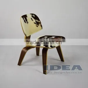 Replica Charles Plywood Lounge Chair - Pony Skin thumbnail-1