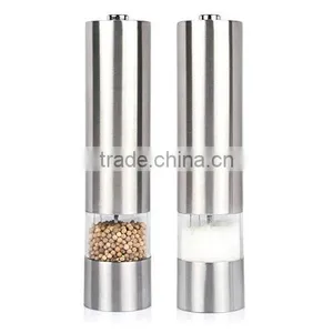 Electronic Grinder Battery Operated Pepper Grinders With Light.Electric Grinders Salt,Spice Grinder Ele thumbnail-3