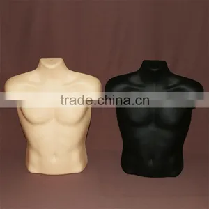Plastic Hanging Man Headless Half-body Male Mannequin Torso thumbnail-2