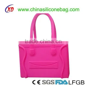 2016 Hot Sale Silicone Handbag Shopping Woman Tote Bag Supplier's Choice thumbnail-3