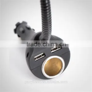 China Supplier Car Support Dual Usb Car Charger Cigarette In-car Smartphone Accessories thumbnail-2