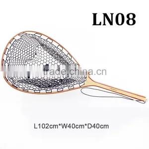 Top Quality Fishing Tackles Wooden Fishing Landing Net thumbnail-6