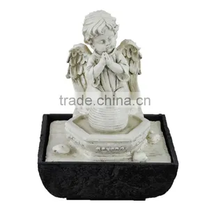 Small Size Resin Decorative Angel Water Fountains for Indoor Quality Choice thumbnail-3