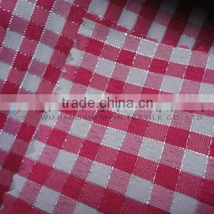 Silver Yarn Dyed Small Checked Fabric thumbnail-1
