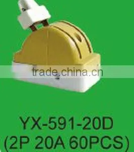 2P20A 2 Pole Double Throw Porcelain Electric Knife Switch thumbnail-1