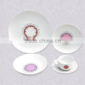 White Porcelainware Luxury Fine Porcelain Dinnerware thumbnail-3