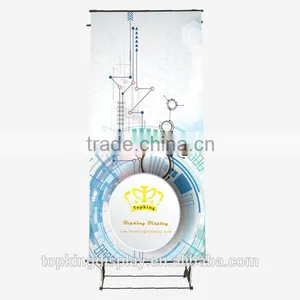 High Quality Popular Portable Practical Advertising Twin Banner/Twin Screen Model H for Display Banner Stand thumbnail-1