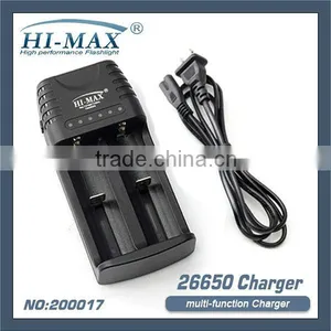 26650 Charger Li-po Battery HI-MAX Charger 26650 18650 17670 14500 16340 CR123 thumbnail-1