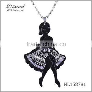 Cute Doll Pendant Necklace Fashion New Design Necklace 2015 NL158777-83 thumbnail-5