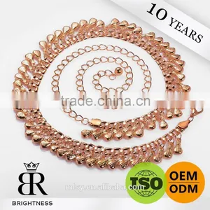 Fancy Baraka Gold Plated Body Chain Champagne Brightness F1-80153 thumbnail-1