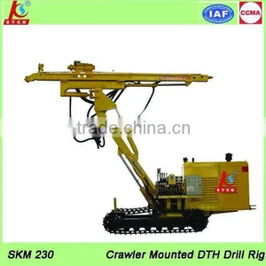 SKM230 Hybrid Power Crawler Mounted Percussion Drilling Rig thumbnail-4