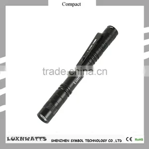2*AAA Battery Type Portable Mini Torch Pen With Clip thumbnail-5
