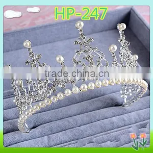 Wholesale Bling Big Rhinestone Wedding Crown ,rhinestone Bridal Crowns thumbnail-2
