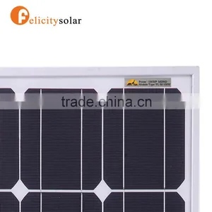 2016 Guangzhou Felicity New Design High Quality 150w/18v Mono Solar Panel With Mounting Brackets thumbnail-2