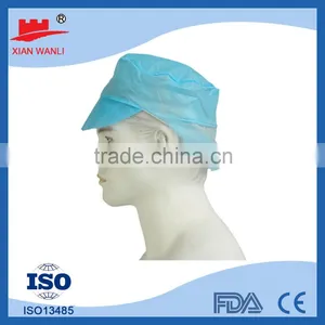 Medical Surgical Disposable Nonwoven Printed Disposable Snood Cap thumbnail-2