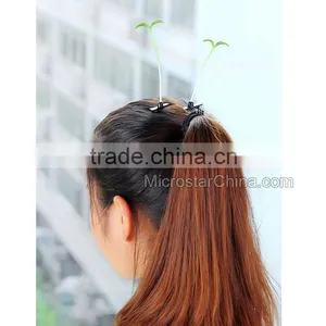 Cute Headwear Plant Grass Hairpin Antenna Sprout Hairclips Flowers for Hair thumbnail-6