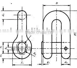 High Quality Best Price Join D Adajustable Bow Shackle thumbnail-2