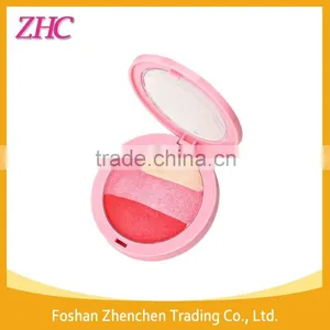 BY BANDA 3color/pcs Natural Face Blush Powder Blusher Longlasting Makeup Blusher thumbnail-3