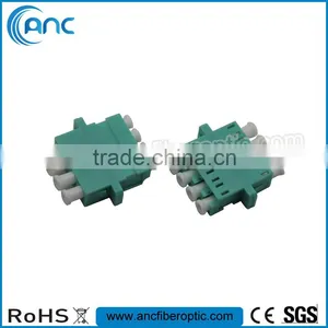 Blue Quad sm lc Fiber Optic Adapter/adaptor thumbnail-2