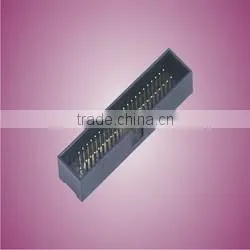 1.27 mm (0.500") Pitch 12 Pin Header Connector RIGHT/VERTICAL ANGLE, DOUBLE ROW thumbnail-1