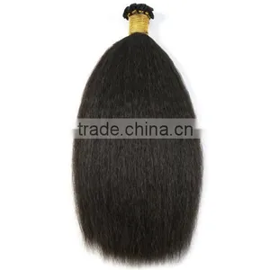 Natural Black Kinky Straight Yaki Hair Extension thumbnail-1
