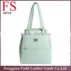 Fashion Korean Style Green Backpack, Girls pu Backpack Bags thumbnail-1