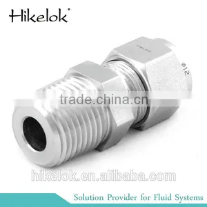 Super Duplex 2507 Titanium Aluminum Brass 6000 Psi 2mm 3mm 4mm 6mm 8mm 10mm 12mm 14mm Straight Male Connector thumbnail-1